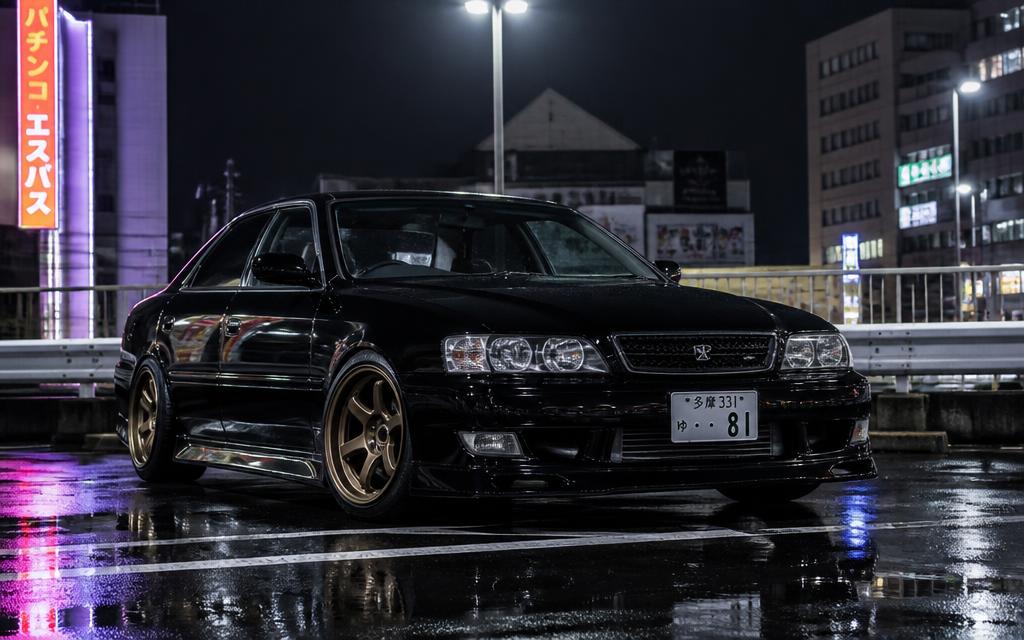 Chaser — auto JDM del tour en Tokyo